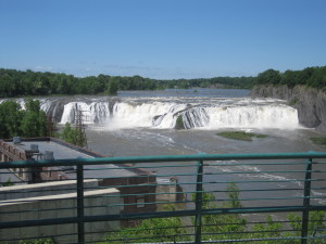 Cohoes Falls on the Mohawk River near Waterford